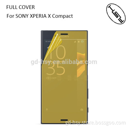 HUYSHE Anti-broken Soft Full Cover TPU Screen Protector for Sony Xperia X Compact